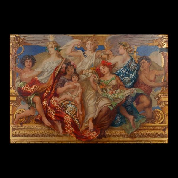 Lot 102 - Giuseppe Cellini, Triptych gift of the city of Rome to France in 1904