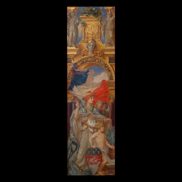 Lot 102 - Giuseppe Cellini, Triptych gift of the city of Rome to France in 1904