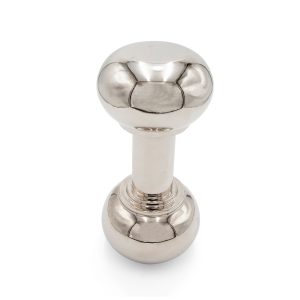 Lot 097 - Silverplate Dumbbell cocktail shaker, Asprey & Co. style, circa 1930