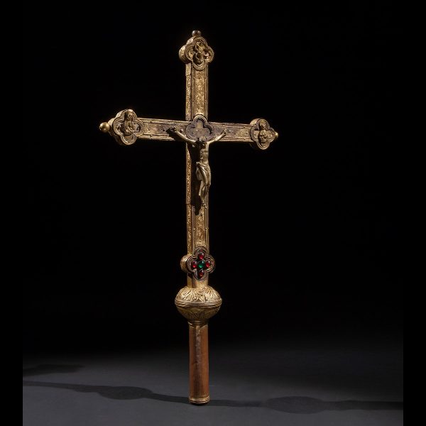 Lot 015 - Processional cross, Northern Italy late 15th early 16th century
