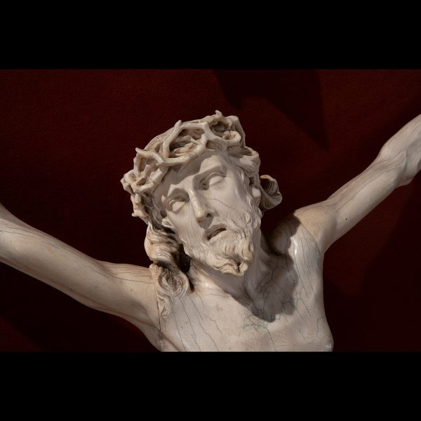 Lot 020 - Ivory Christ, 19th century Italy
