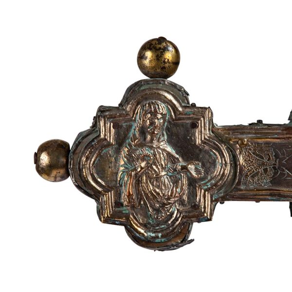 Lot 021 - Processional cross, central Italy late 15th early 16th century