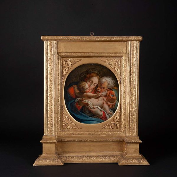 Lot 023 - Nicola Grassi (Zuglio 1682 - Venice 1748), attr. to, Holy Family