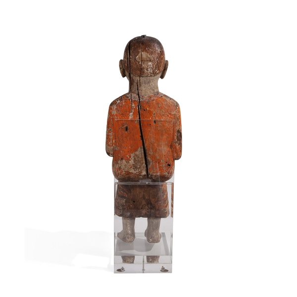 Lot 025 - Wooden sculpture, central Italian manufacture, 12th century