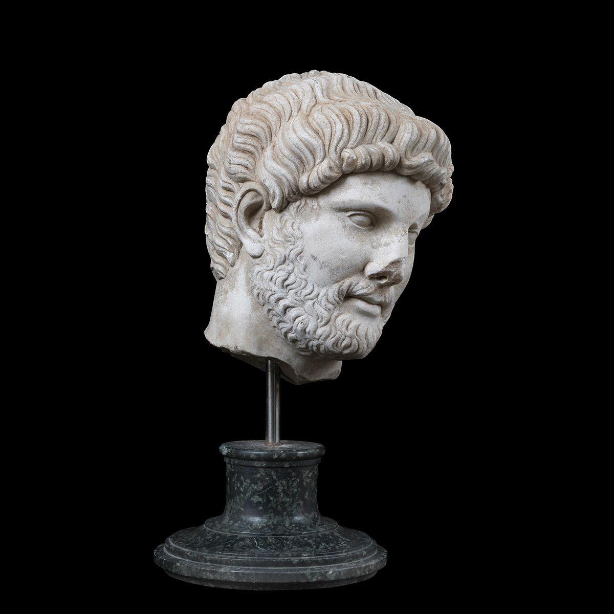 Head of Emperor Hadrian, Italy 19th century