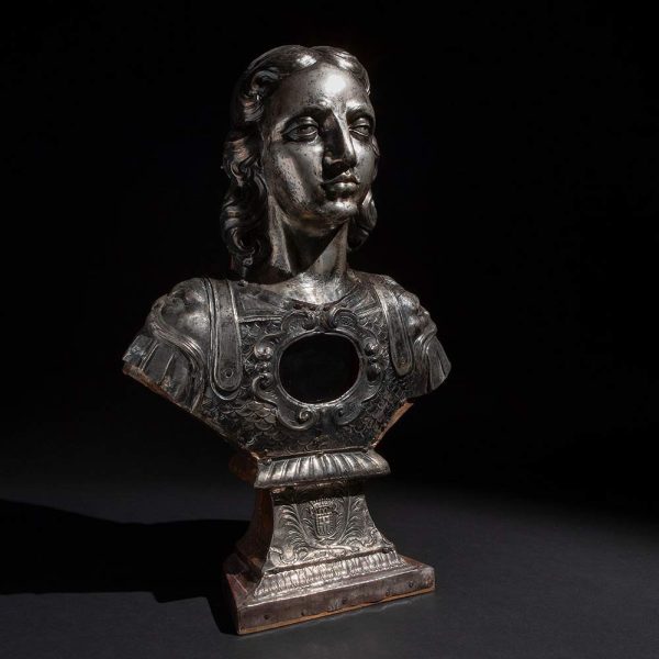Lot 034 - Silver Reliquary, Southern Italy first half of the 18th century