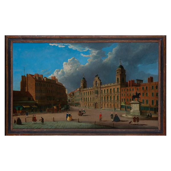 Lot 039 - Probable 18th century Northern italian artist, Pair of views of London