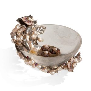 Lot 046 - Rock crystal goblet, Milan last quarter 20th century