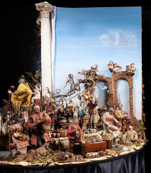 Lot 069 - Rare and precious 18th-century Neapolitan nativity scene