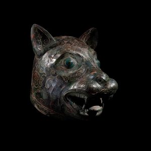 Lot 087 - Elegant Tiger Head, possibly China