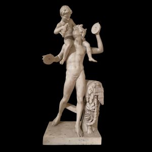 Lot 093 - Gennaro De Crescenzo (Naples before 1820 - after 1862), Bacchus with Child, 1843