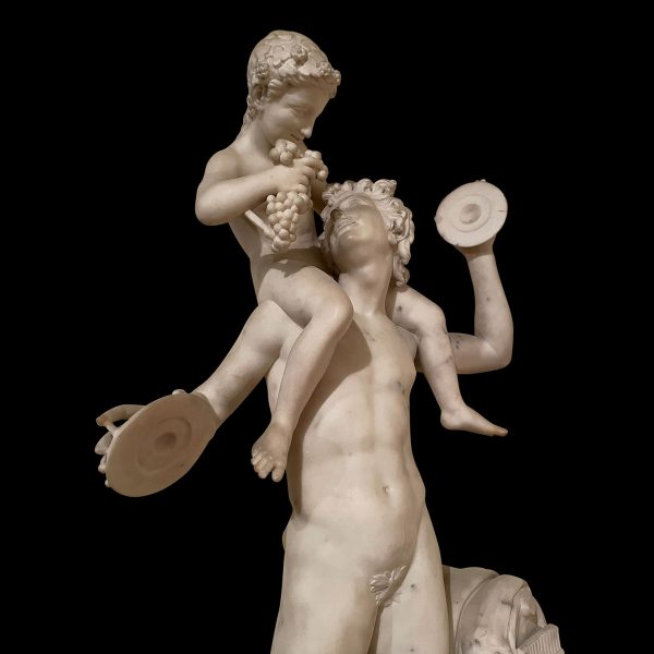 Lot 093 - Gennaro De Crescenzo (Naples before 1820 - after 1862), Bacchus with Child, 1843