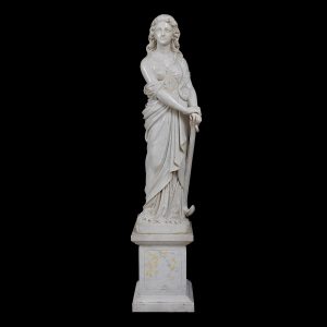 Lot 096 - Group depicting a female figure with anchor, central Italy 19th century