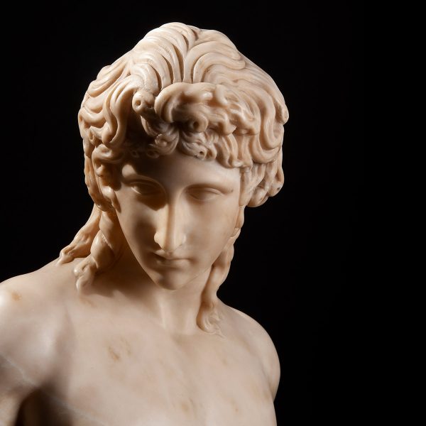Lot 099 - Ancient bust of Antinous, late 18th early 19th century