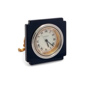Lot 012 - Cartier bedside clock, 20th century