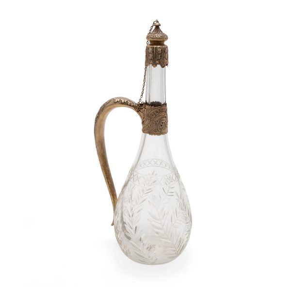 Lot 049 - American Liberty jug in silver and crystal